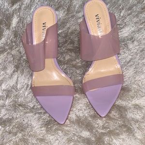 VivianLy Mule pumps. Size 8